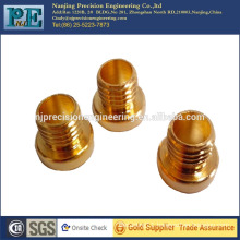 Nanjing supply customized good quality cnc machining brass bolt